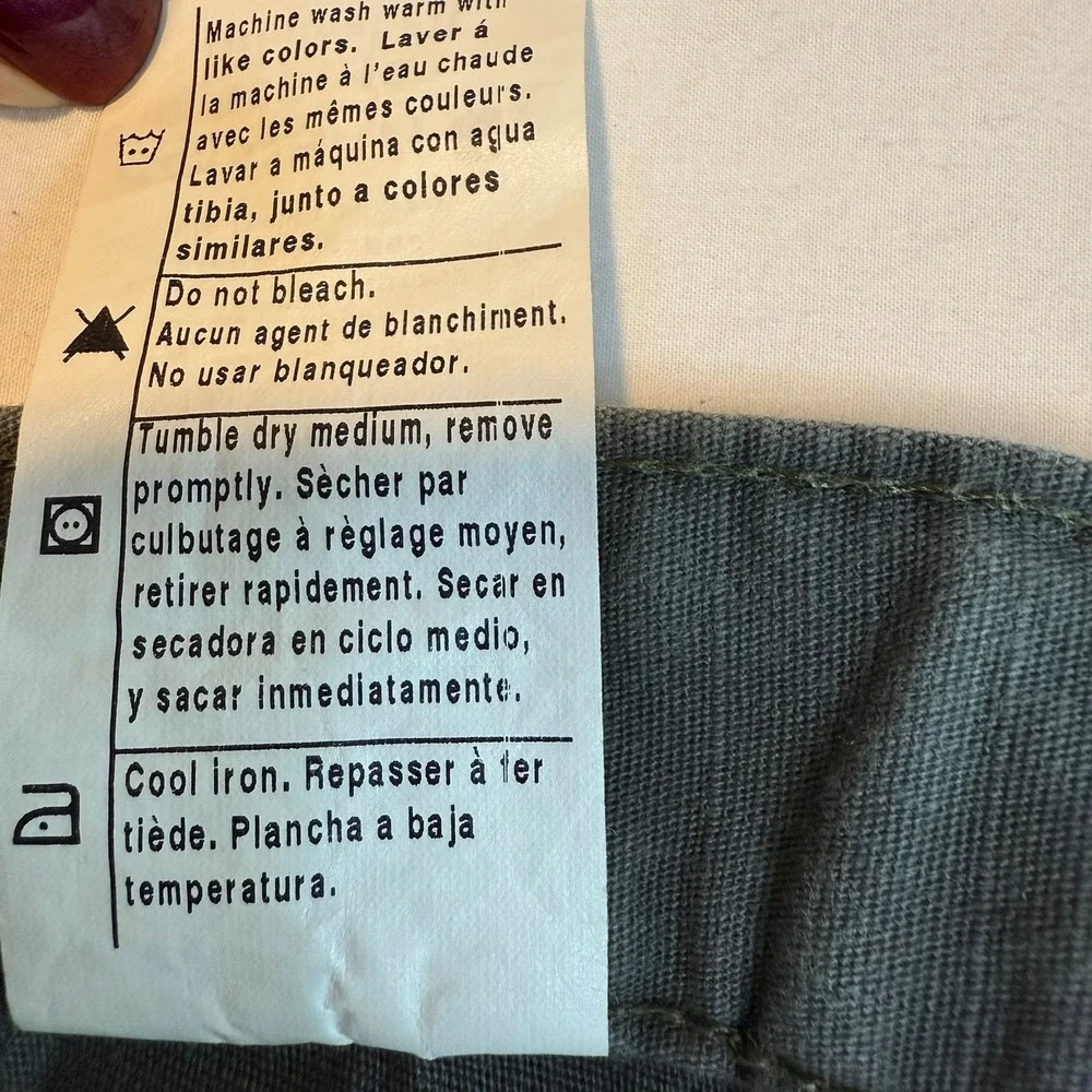 Vintage Carhartt Men Ripstop Shorts‎ Green Gorpcore Workwear Utility 42 Outdoor